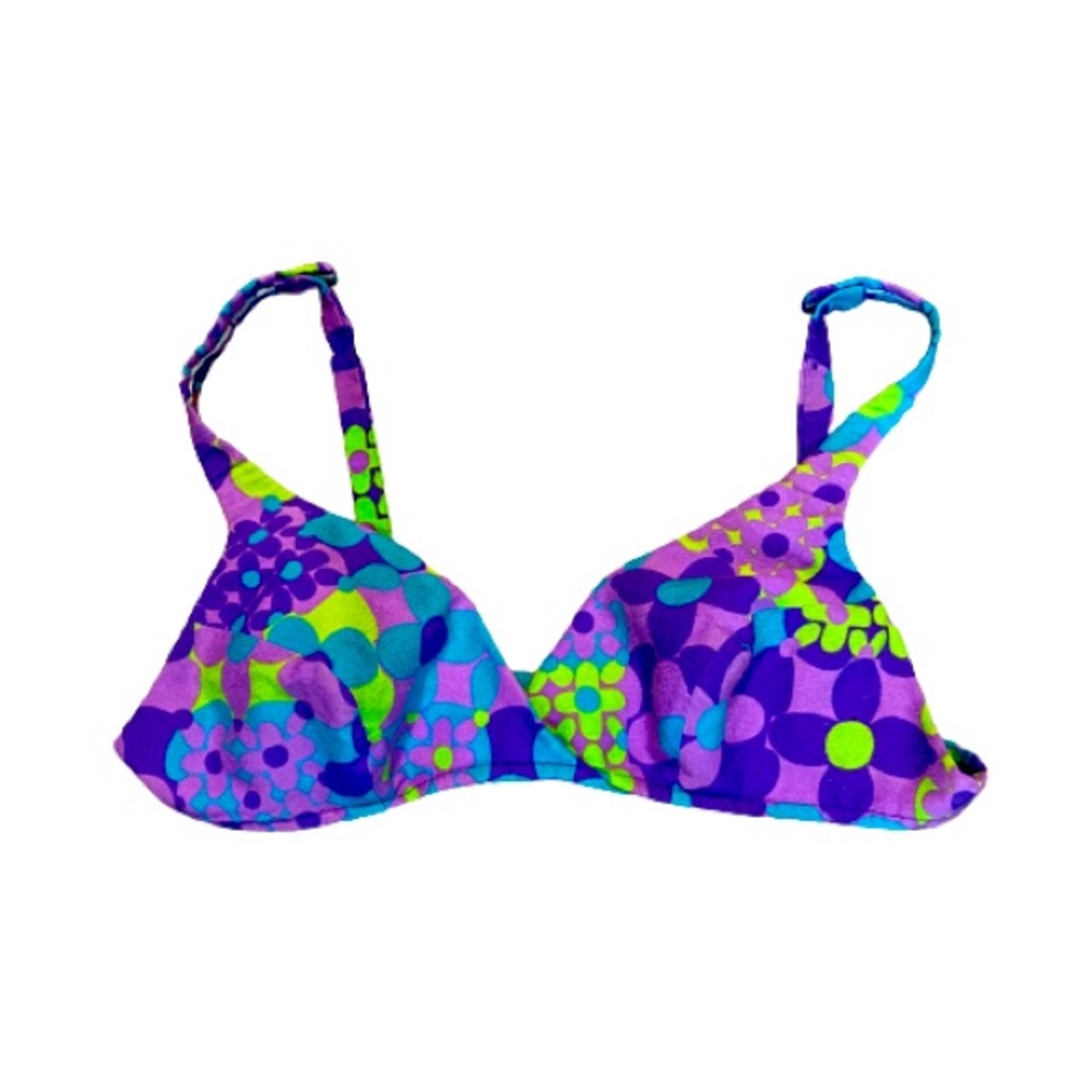 Vintage 1960’s floral print bikini top